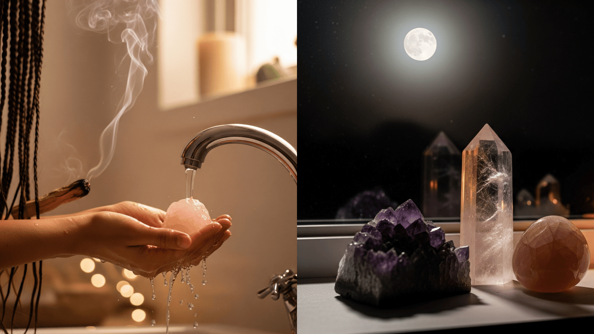 Cleanse and Charge Your Crystal
