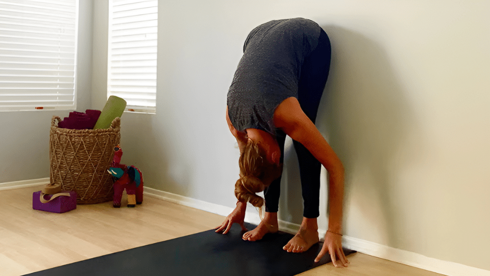 Wall Standing Forward Bend