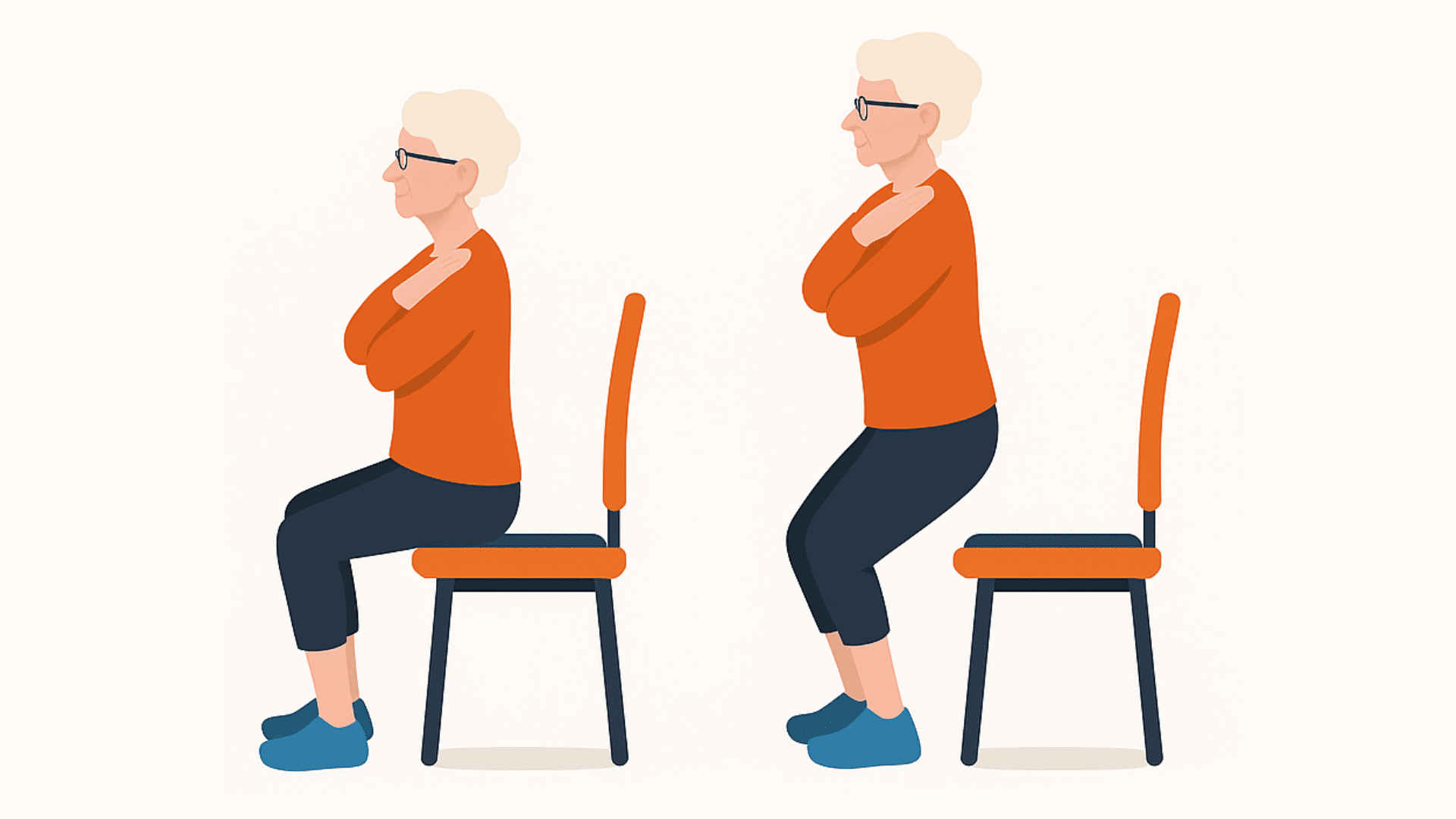 Squats (Chair Sit-to-Stand)
