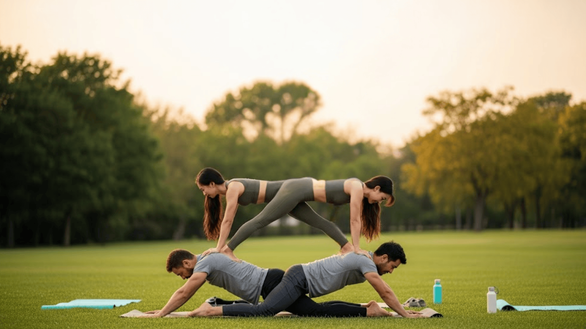 Best 4 Person Yoga Poses for Group Practice