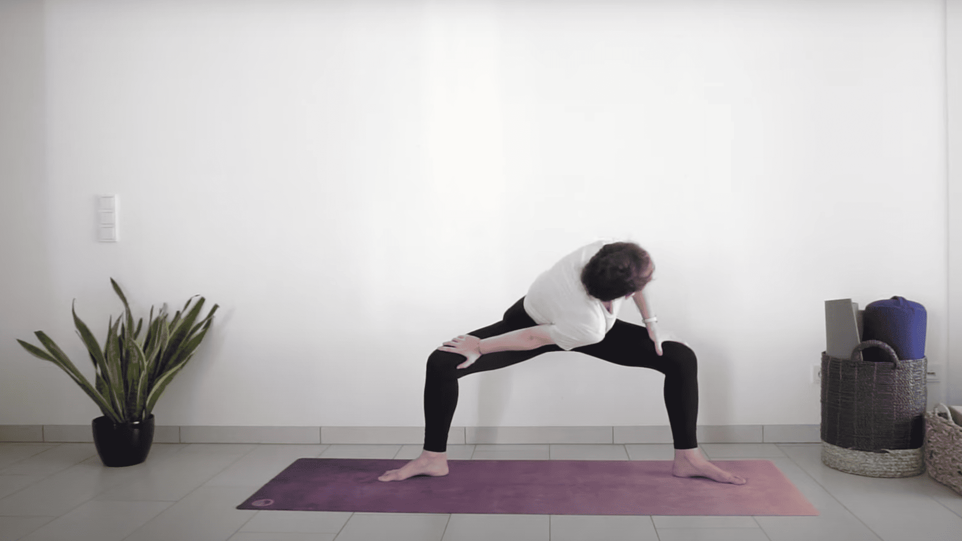 Goddess Pose with Twists