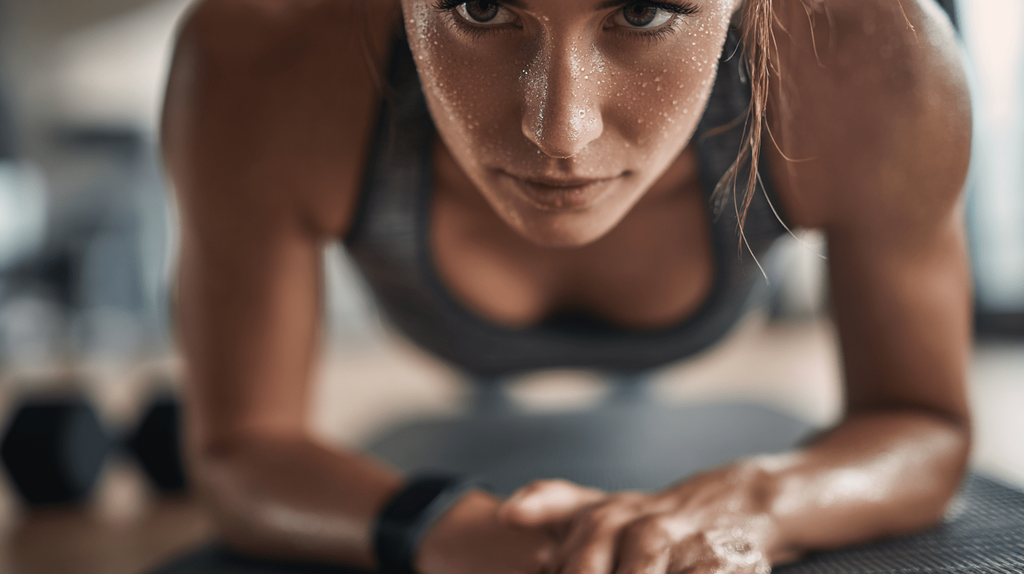 plank core strength women