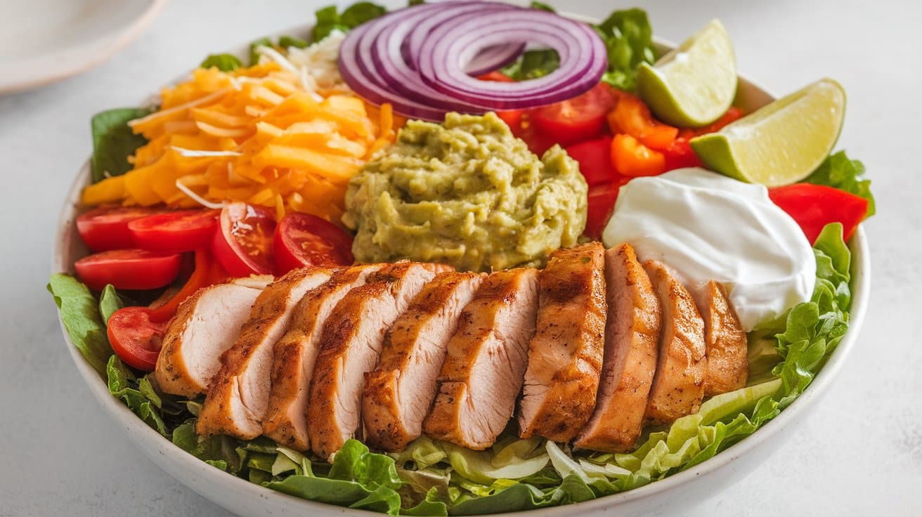 chipotle chicken salad bowl
