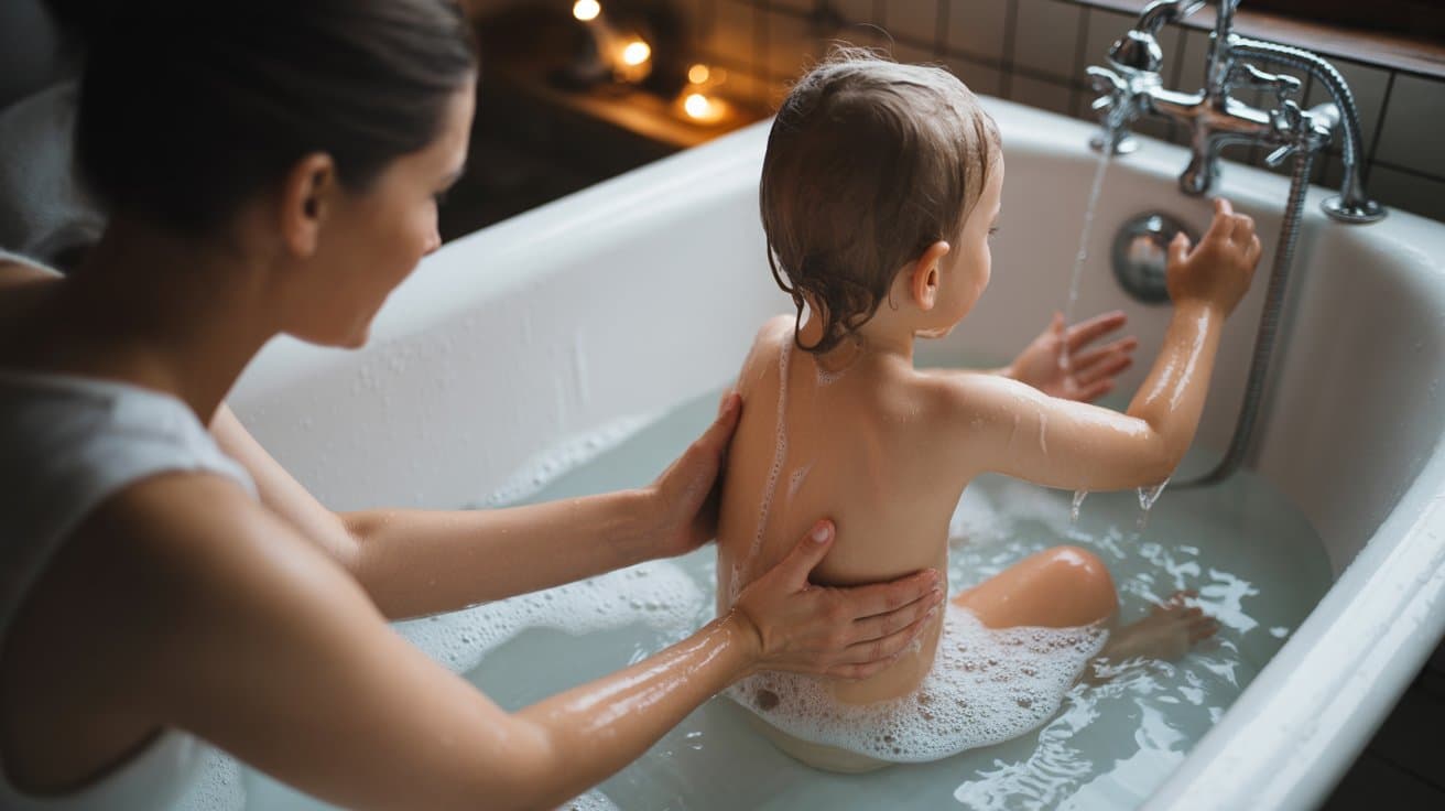 detox bath for kids process