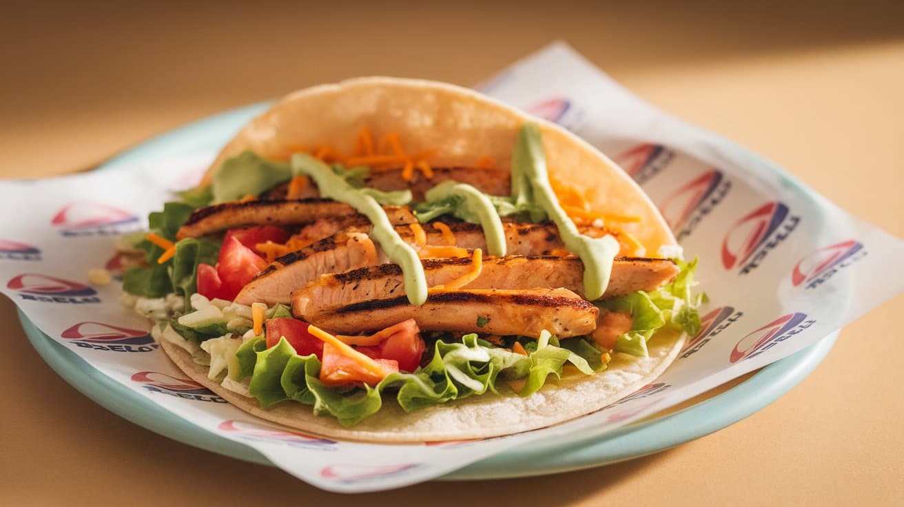 taco bell chicken soft taco