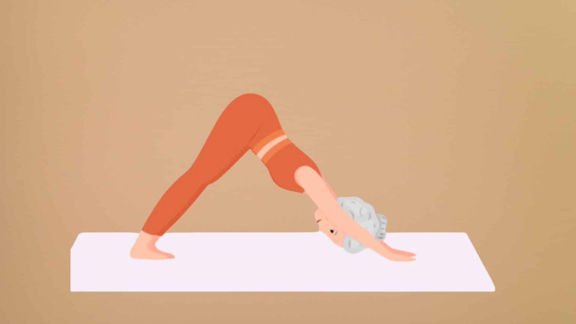 downward dog asana