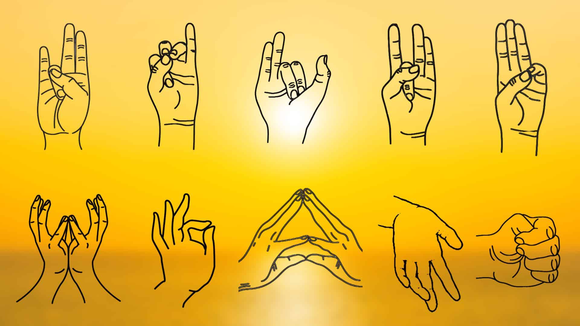 mudra hand signs and meanings