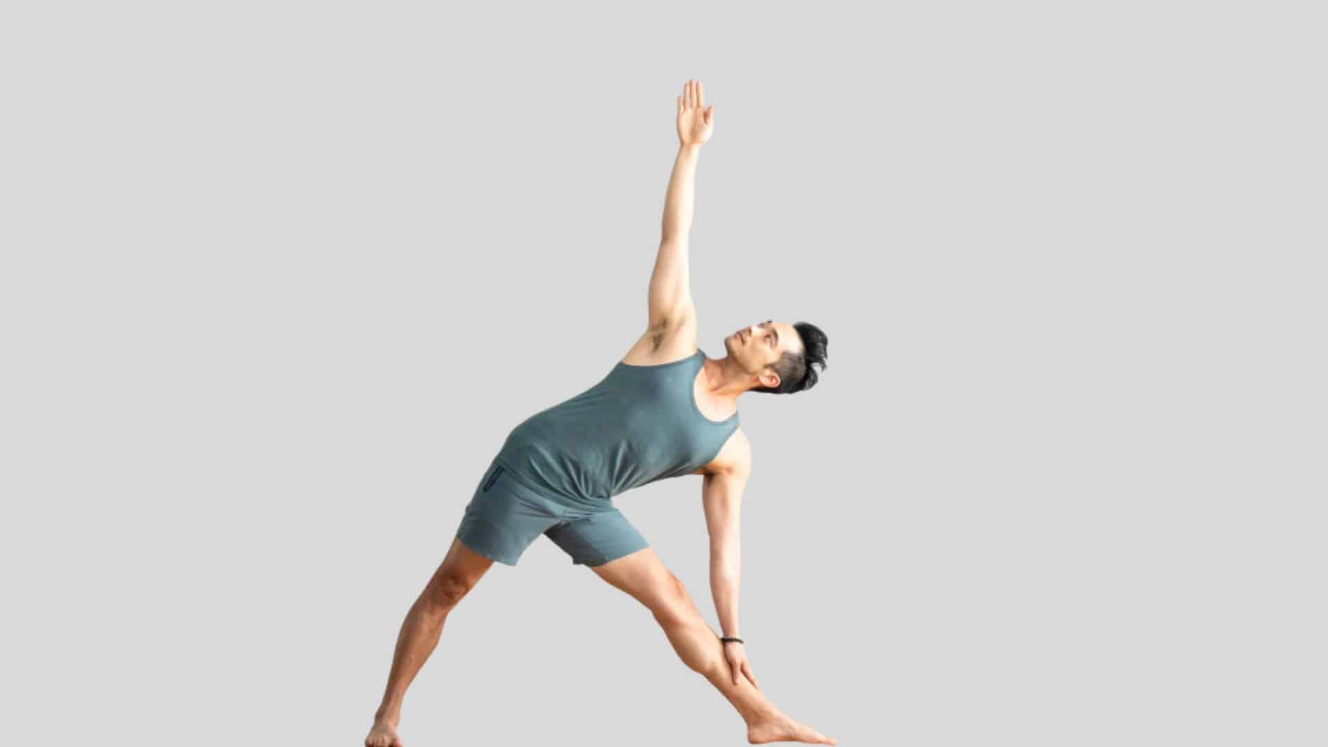 triangle pose