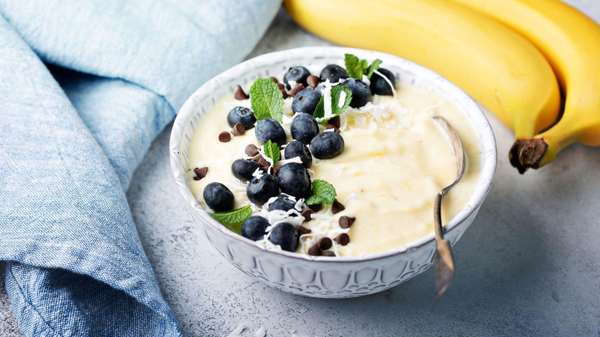 banana nice cream bowl
