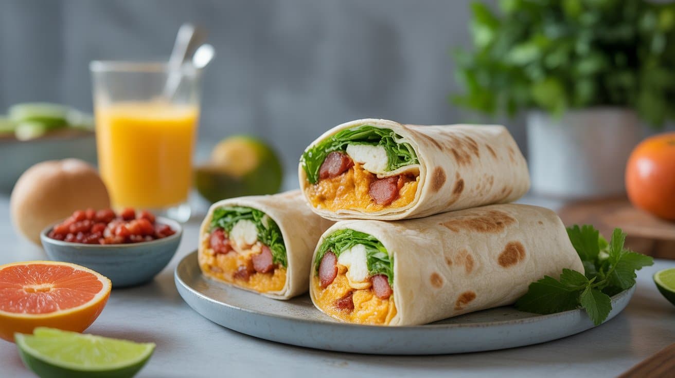 freezer friendly breakfast burritos