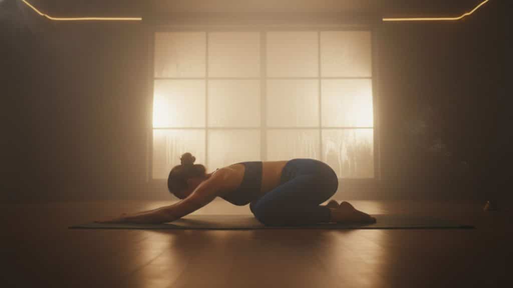 woman-performing-yoga-pose-in-warm-steamy-studio