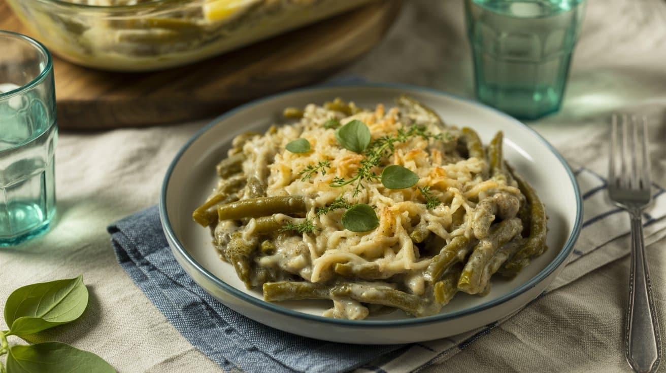keto green bean casserole