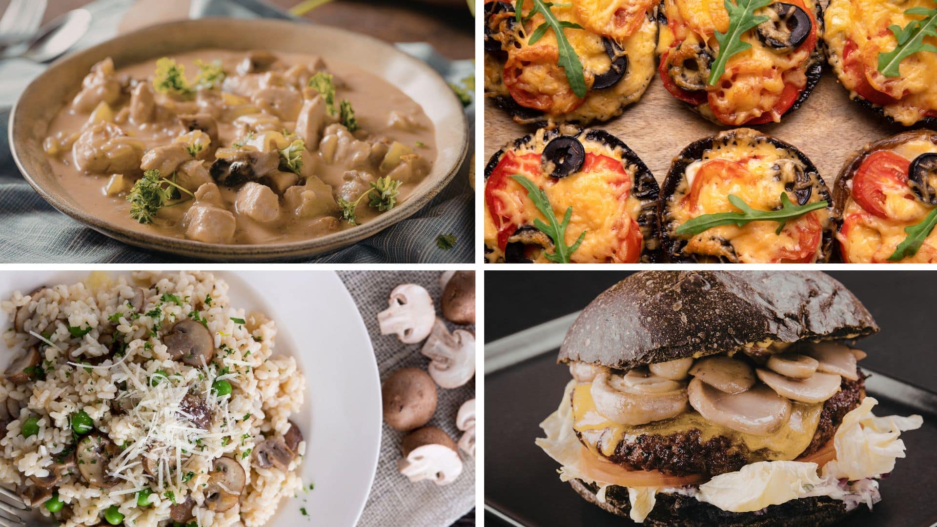 keto mushroom lunch and dinner recipe ideas