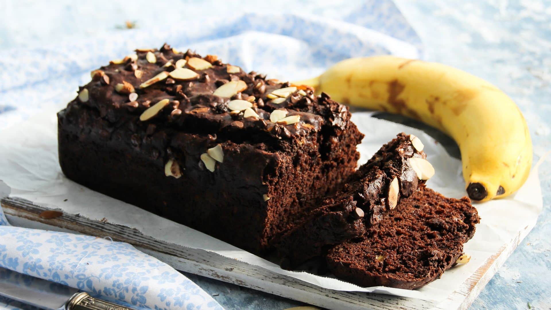 paleo double chocolate banana bread
