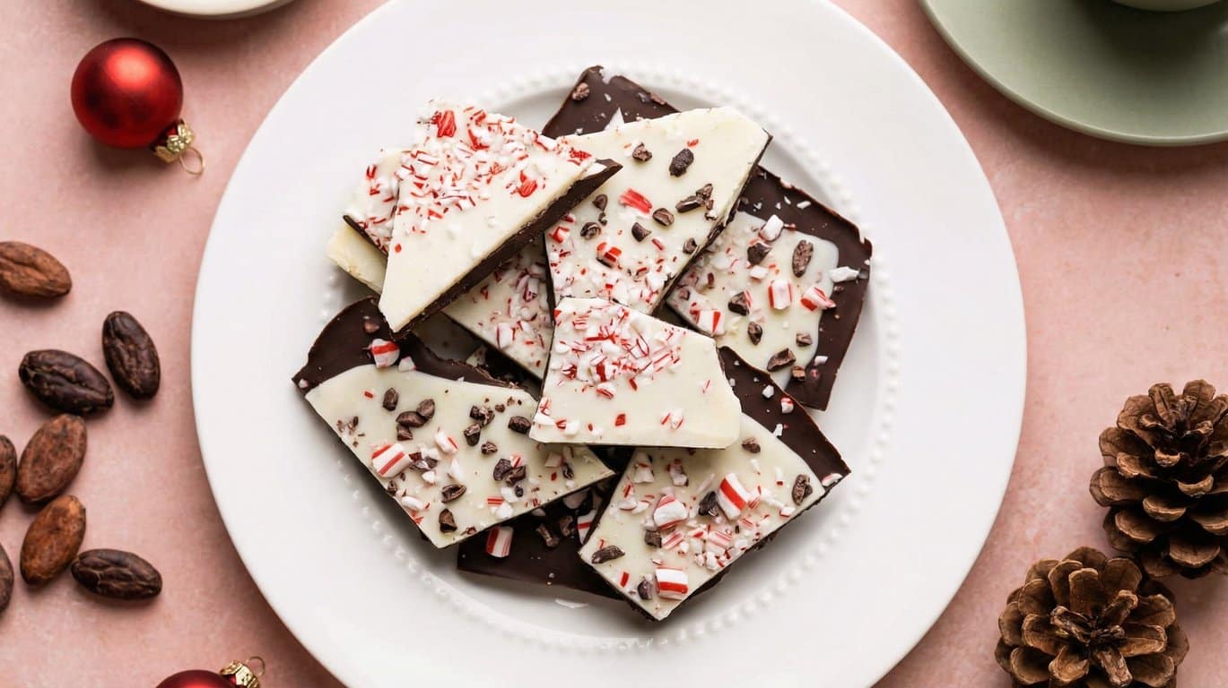 paleo peppermint chocolate bark