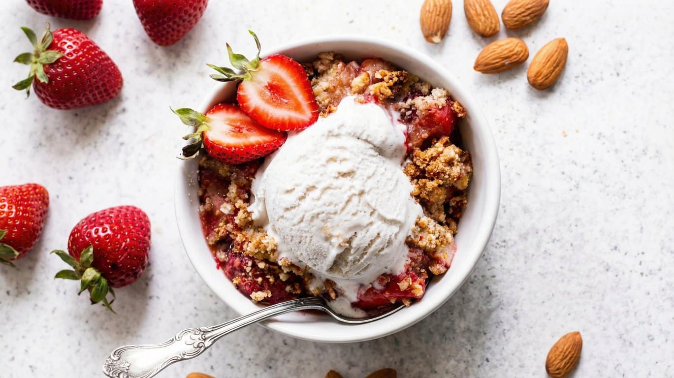 paleo strawberry crisp