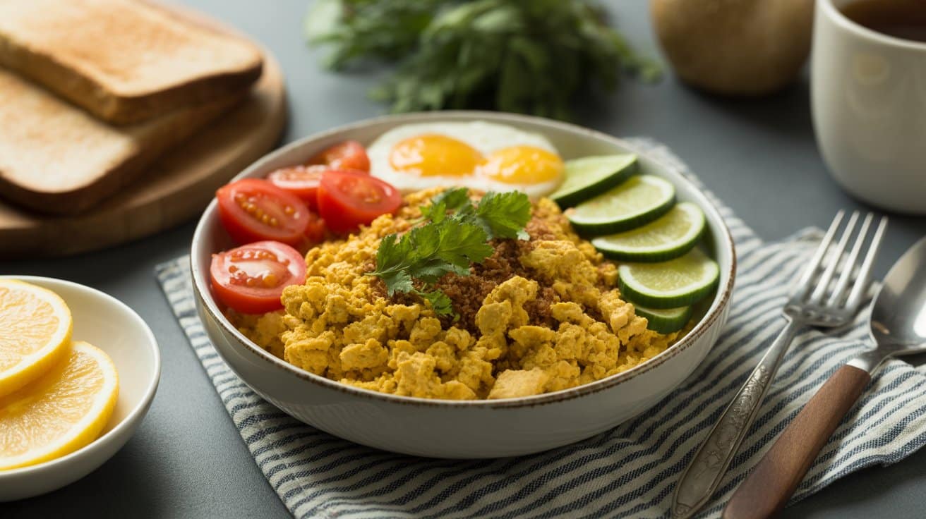 tofu scramble breakfast bowl