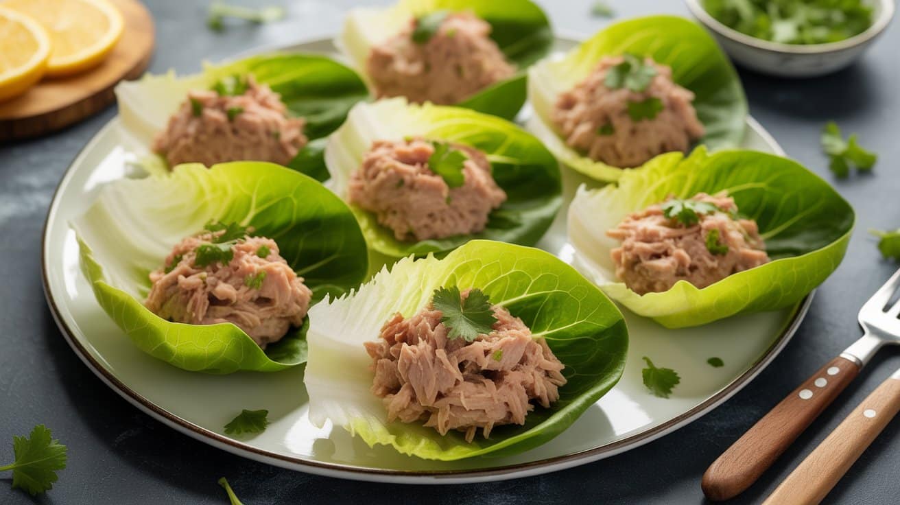 tuna lettuce wraps