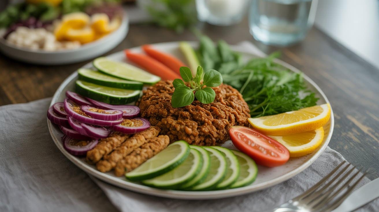 vegetarian keto meal